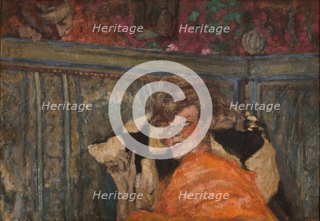 Yvonne Printemps and Sacha Guitry, c1917. Creator: Vuillard, Édouard (1868-1940).