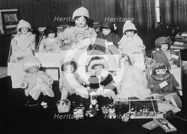 U.S. dolls for Japanese children, between c1915 and c1920. Creator: Bain News Service.