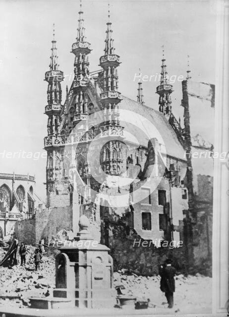 Town Hall, Louvain, between c1914 and c1915. Creator: Bain News Service.