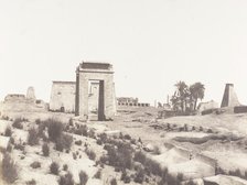 Karnak (Thèbes), Vue Générale des Ruines Prise du Point B, 1851-52, printed 1853-54. Creator: Félix Teynard.