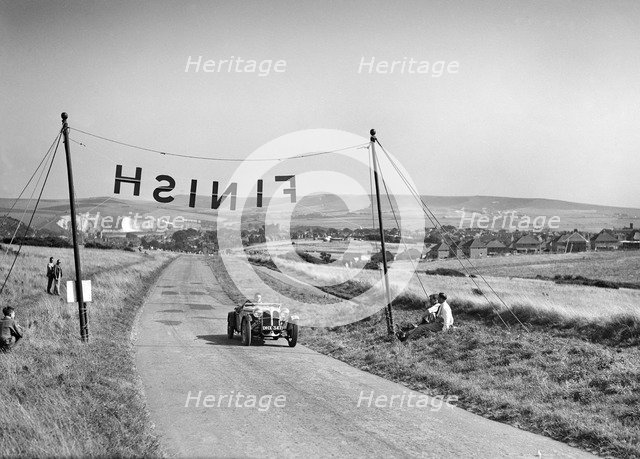 Frazer-Nash BMW 319/55 of CG Fitt at the Bugatti Owners Club Lewes Speed Trials, Sussex, 1937. Artist: Bill Brunell.
