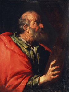'Head of an Old Man' (the Apostle Peter?), 17th century. Artist: Bernardo Strozzi