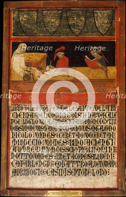 Book Cover. Creator: Italian (Sienese) Painter (dated 1343).