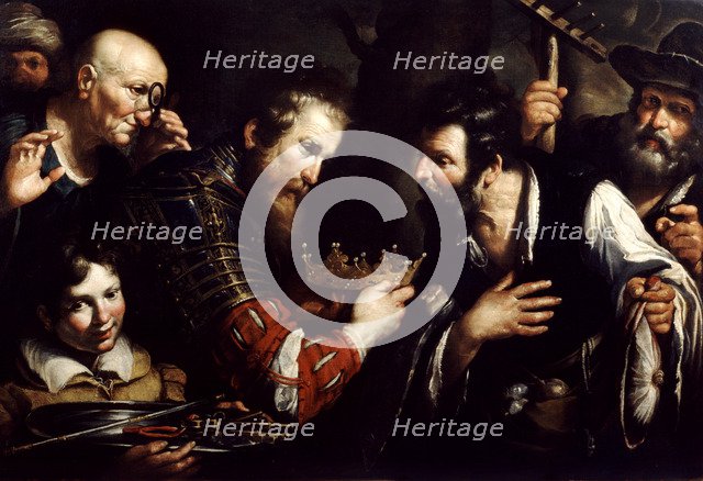 'Alexander the Great Restoring the Throne Usurped by Abdolomino', 17th century. Artist: Bernardo Strozzi