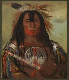 Stu-mick-o-súcks, Buffalo Bull's Back Fat, Head Chief, Blood Tribe, 1832. Creator: George Catlin.