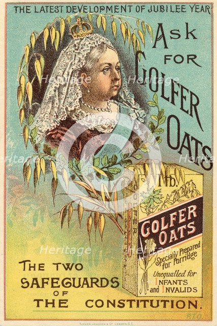 Golfer Oats, 19th century. Artist: Unknown