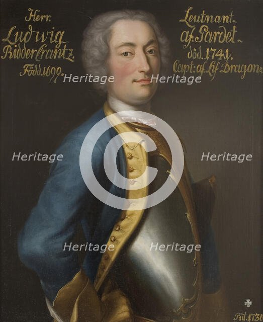 Ludwig Riddercrantz, 1697-1742, 1730. Creator: Anon.