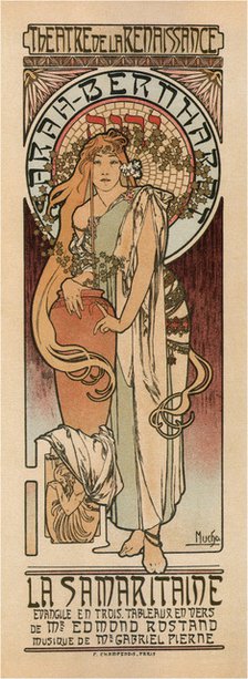 Woman of Samaria (Poster). Artist: Mucha, Alfons Marie (1860-1939)