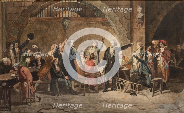 The last goodbye of the Girondins.