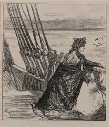 An Illustration to The Major's Daughter, 1862. Creator: James Abbott McNeill Whistler.