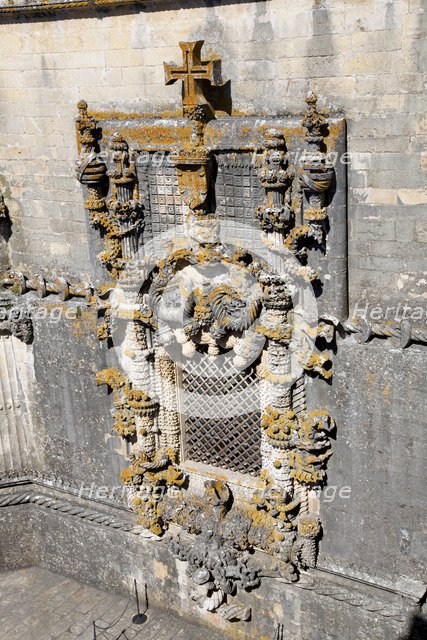 The chapterhouse window in the Convent of the Knights of Christ, Tomar, Portugal, 2009. Artist: Samuel Magal