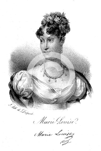 Marie-Louise, Empress of the French, c1830. Artist: Delpech