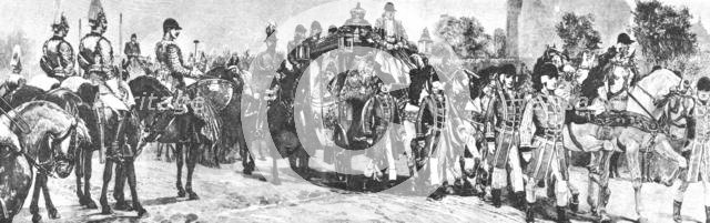 'Queen Victoria's Last Opening of Parliament; The Procession in the Mall, January 21, 1886', (1901). Creator: Unknown.