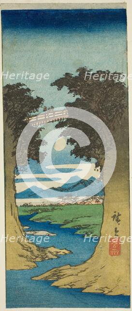 Monkey Bridge, c. 1840/42. Creator: Ando Hiroshige.