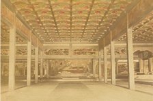 Interior of Hongwanji Temple, Kyoto. The Cathedral of the Shinshu Sect., 1897. Creator: Ogawa Kazumasa.