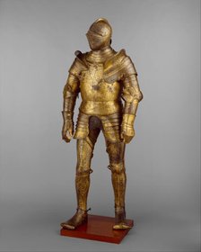 Armour Garniture, Probably of King Henry VIII of England (reigned 1509-47), British, dated 1527. Creators: Hans Holbein the Younger, Royal Workshops at Greenwich.