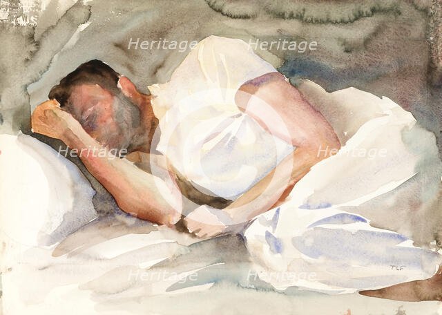 Portrait Study, ca. 1931. Creator: Thomas La Farge.