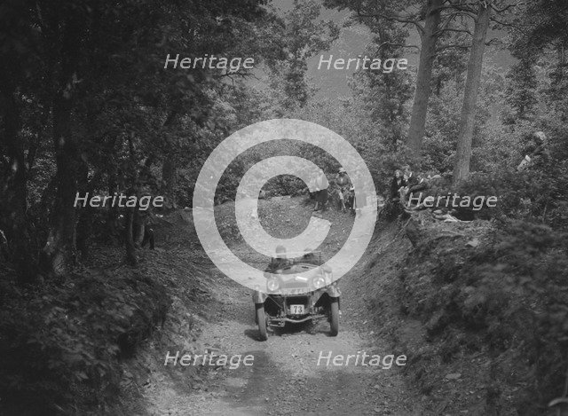 Frazer-Nash Super Sports taking part in a motoring trial, c1930s. Artist: Bill Brunell.