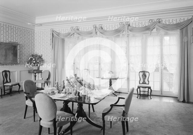 William S Paley, residence in Manhasset, Long Island, 1942. Creator: Gottscho-Schleisner, Inc.