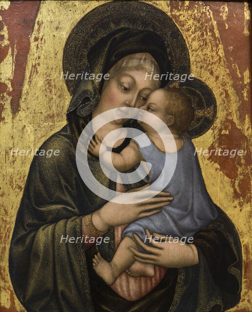 Madonna and child, 15th century. Creator: Giambono, Michele (ca1400-ca1462).