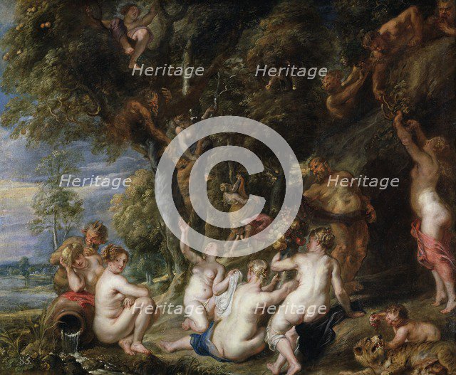Nymphs and Satyrs, c. 1615. Artist: Rubens, Pieter Paul (1577-1640)