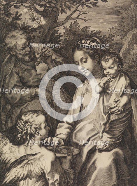 The Holy Family with the Porridge Bowl, ca. 1580-ca. 1614. Creator: Raffaello Guidi.