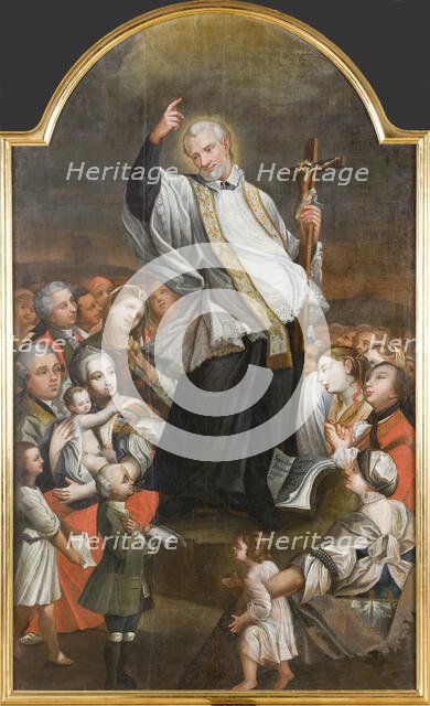 Sermon of Saint Vincent de Paul, Late 18th century. Creator: Unknown.