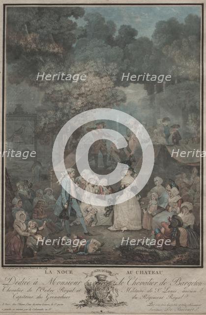 La Noce au Château, 1789. Creator: Philibert Louis Debucourt (French, 1755-1832).