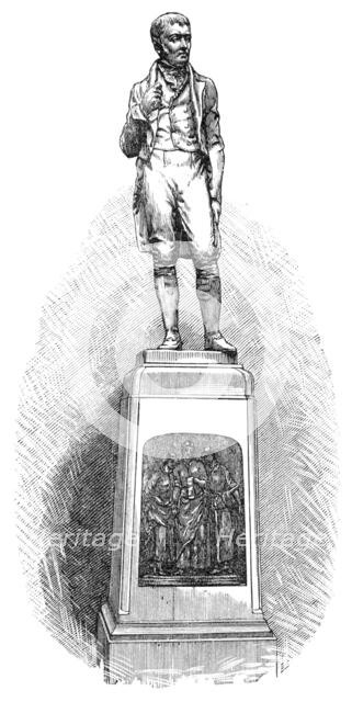Statue of James Tannahill, the poet, at Paisley, 1883. Creator: Unknown.