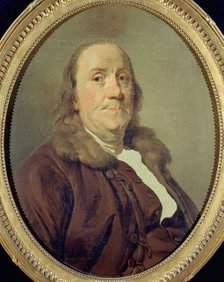 Benjamin Franklin (1706-1790), c1779. Creator: Joseph Siffred Duplessis.