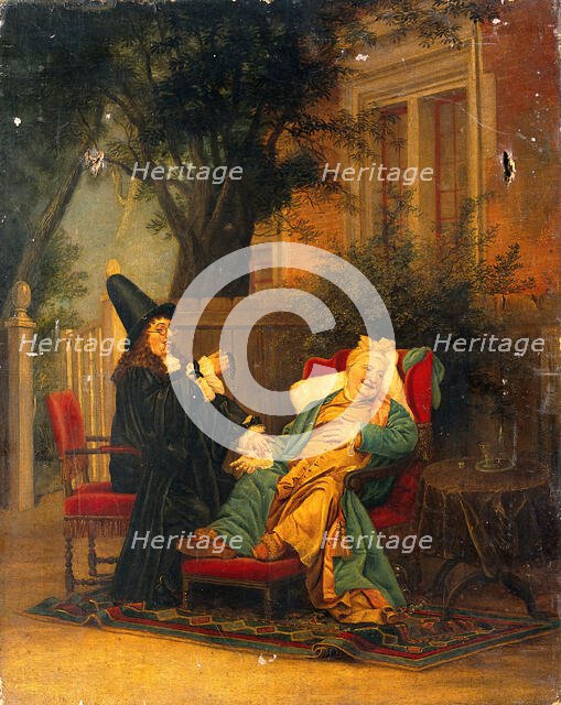 The doctor's surprise. Creator: Vibert, J. G. (Jehan Georges), 1840-1902 (After).