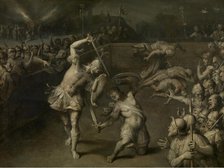 Eteocles and Polynices, c1620s. Creator: Frans Francken II.