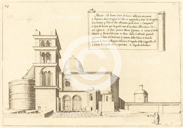 Elevation of a Church, 1619. Creator: Jacques Callot.