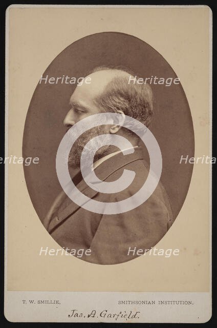 Portrait of James Abram Garfield (1831-1881), June 1880. Creator: Thomas William Smillie.