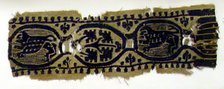 Textile Fragment, Coptic, 6th century. Creator: Unknown.