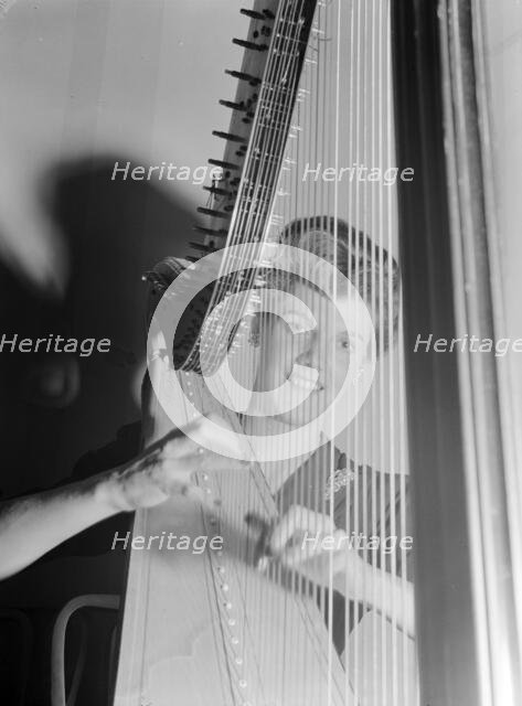Portrait of Adele Girard, Turkish Embassy, Washington, D.C., ca. Feb. 1942. Creator: William Paul Gottlieb.