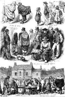 The State of Ireland: sketches in Galway, 1880. Creator: Unknown.