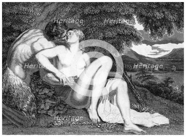 Pan and Syrinx. Artist: Unknown