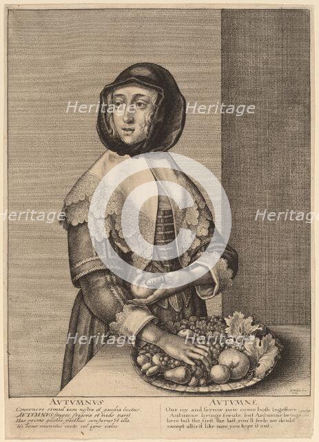 Autumn, 1641. Creator: Wenceslaus Hollar.