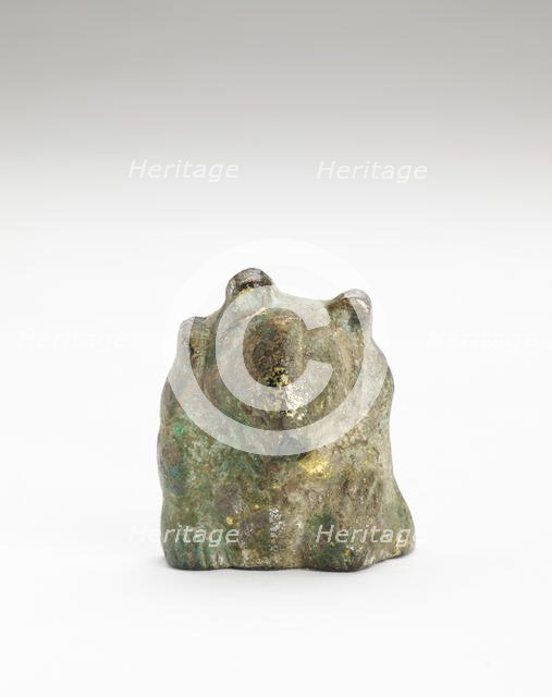 Ornament in the form of a bear, Han dynasty, 206 BCE-220 CE. Creator: Unknown.