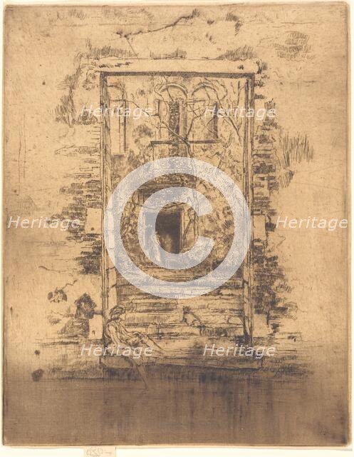 Garden, 1880. Creator: James Abbott McNeill Whistler.