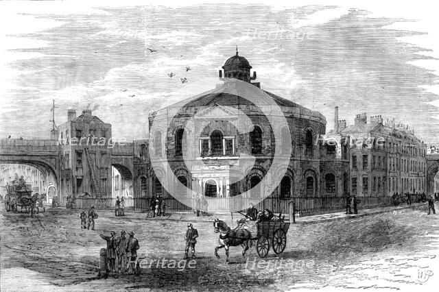 Surrey Chapel, Blackfriars-Road (Rowland Hill's Chapel), 1881. Creator: William James Palmer.