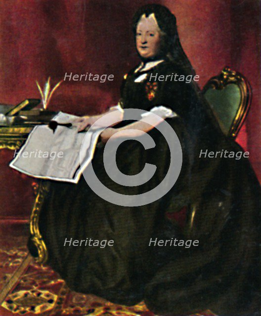 'Kaiserin Maria Therestia 1717-1780. - Gemälde von Maron', 1934. Creator: Unknown.