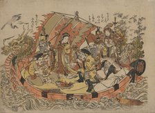 Seven Lucky Gods, Between 1775 and 1780. Artist: Kitao, Shigemasa (1739-1820)