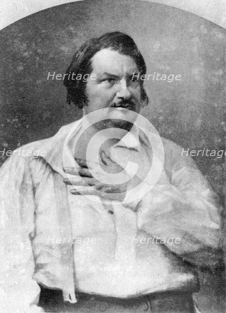 Honore de Balzac, French novelist, c1845-1890. Artist: Unknown