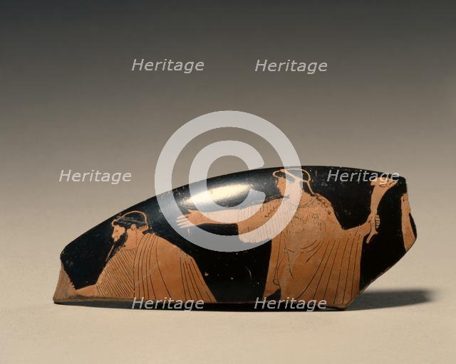 Fragment of a Kylix, 400s BC. Creator: Unknown.