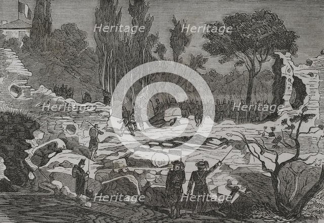 Capture of Rome, Unification of Italy, 1871. Creator: Unknown.