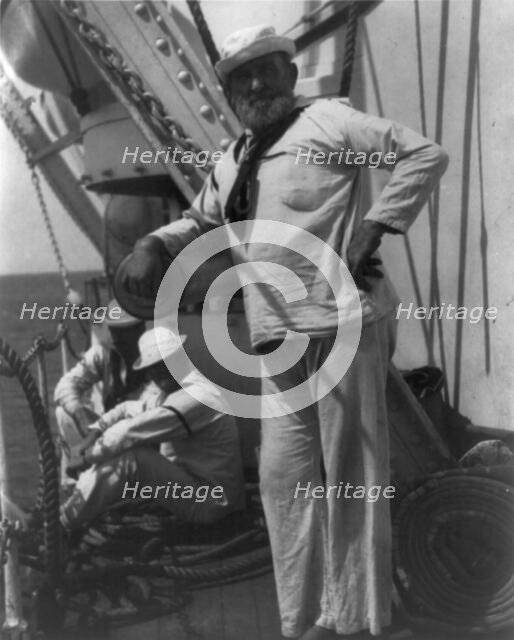 Sailors aboard the U.S.S. OLYMPIA, n.d.. Creator: Frances Benjamin Johnston.