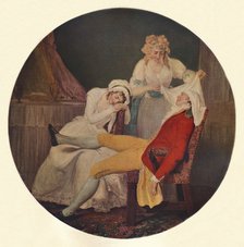 'Lady Easy's Steinkirk: A Scene from 'The Fearless Husband' by Colley Cibber (Act V, Scene 5)', (193 Artist: Francis Wheatley.