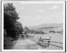 Mountain road in the Berkshires, c1908. Creator: Unknown.